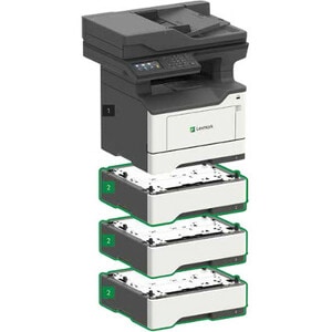 Lexmark MX520 MX522adhe - Laser-Multifunktionsdrucker - Monochrom - Kopierer/Fax/Drucker/Scanner - 44 ppm Monodruck - 1200