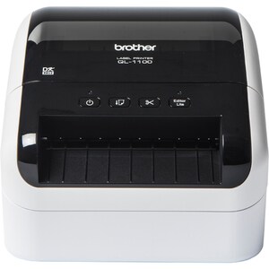 Brother QL-1100 Desktop Direct Thermal Printer - Monochrome - Label Print - USB - 101.60 mm (4") Print Width - 110 mm/s Mo