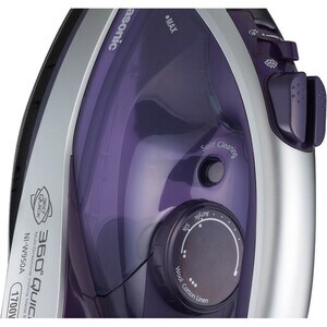 Panasonic 360° Quick NI-W950A Clothes Iron - Automatic Shut Off - Anodized Aluminum Sole Plate - 10 fl oz Reservoir Capaci