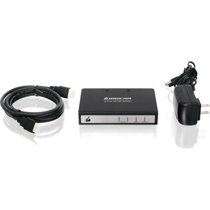 IOGEAR 2-Port Splitter with 4K HDMI Signal Booster - 4096 x 2160 - 49 ft (14935.20 mm) Maximum Operating Distance - 1 x HD