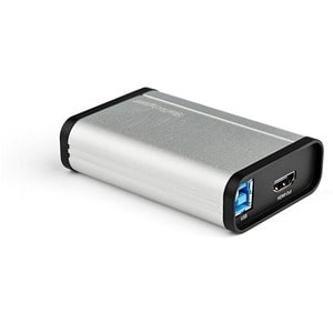 StarTech.com HDMI to USB C Video Capture Device UVC 1080p 60fps, External USB 3.0 HDMI Audio/Video Capture/Live Streaming/