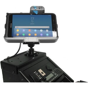 Zirkona Mounting Plate for Tablet, Smartphone - Black Powder Coat - 1.81 kg Load Capacity