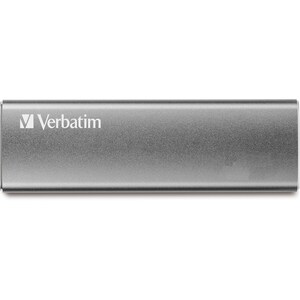 Verbatim 240GB Vx500 External SSD, USB 3.1 Gen 2 - Graphite - Notebook Device Supported - USB 3.1 Type C - 500 MB/s Maximu