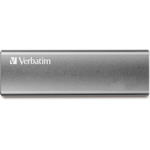 Verbatim 480GB Vx500 External SSD, USB 3.1 Gen 2 - Graphite - Notebook Device Supported - USB 3.1 Type C - 500 MB/s Maximu