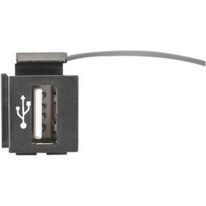 DIGITUS Professional 16 cm USB Datentransferkabel für Patchfeld, Frontplatte - 1 - Erster Anschluss: Anschluss 1: USB A, S