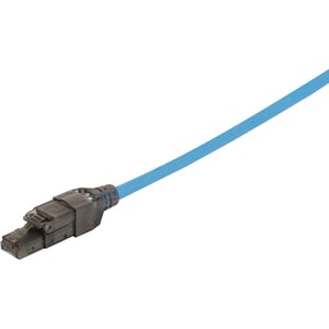 Digitus CAT 6A Feldstecker, ungeschirmt, AWG 27/7 bis 22/1, Massiv- und Litzenleiter. Stecker: RJ-45, Produktfarbe: Schwar