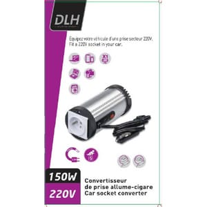 DLH - convertisseur 150w allume-cigare 12v/220v (DY-SU1562T)