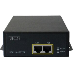 DIGITUS Professional DN-95107 PoE Injector - 120 V AC, 230 V AC Input - 55 V DC Output - 1 x 10/100/1000Base-T Input Port(