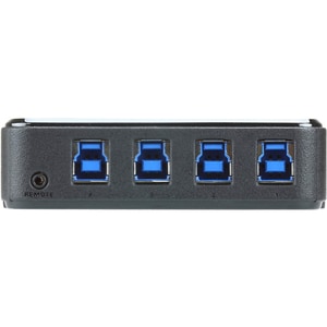ATEN US3344 4 x 4 USB 3.2 Gen1 Peripheral Sharing Switch - USB 3.2 Gen 1 (3.1 Gen 1) Type-B - 8 USB Port(s) - PC, Mac, Linux