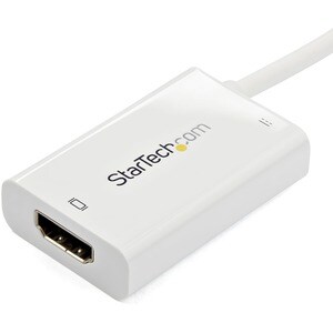 StarTech.com A/V Adapter - 1 Pack - 1 x 24-pin Type C USB Male - 1 x 19-pin HDMI Digital Audio Female - 3840 x 2160 Suppor