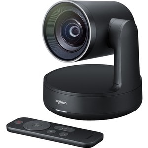 Logitech Video Conferencing Camera - 13 Megapixel - 60 fps - Matte Black, Slate Grey - USB 3.0 - 3840 x 2160 Video - Auto-