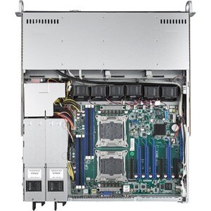 Advantech HPC-7140 1U 4 Bays Server Chassis (w/400W RPS) - Rack-mountable - 1U - 5 x Bay - 2 x 400 W - Micro ATX, ATX Moth