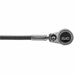 Targus DEFCON Compact Serialized Combo Cable Lock - Combination Lock - Black - Galvanized Steel - 6.50 ft - For Notebook, 