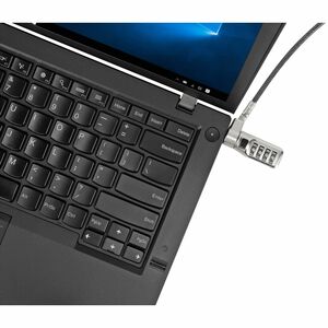 Targus DEFCON 3-in-1 Universal Resettable Combo Cable Lock - 6.5 ft (1.98 m) Cable - Resettable - 4-digit - Combination Lo