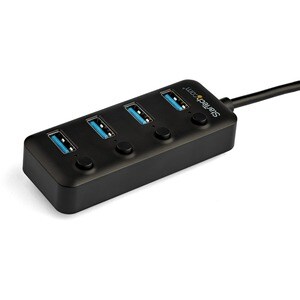 StarTech.com 4 Port USB C Hub - 4x USB 3.0 Type-A with Individual On/Off Port Switches - SuperSpeed 5Gbps USB 3.2 Gen 1 - 