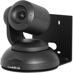 Vaddio Thin Profile Wall Camera Mount - For Conference Camera - Black - Steel