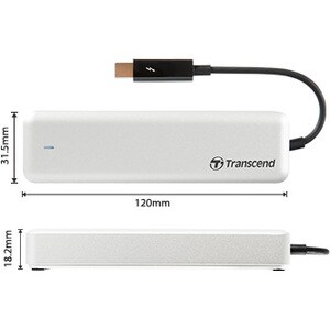 Transcend JetDrive 855 JDM855 480 GB Solid State Drive - External - PCI Express (PCI Express 3.0 x4) - Thunderbolt - 1600 