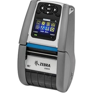 Zebra ZQ610-HC Mobile Direct Thermal Printer - Monochrome - Portable - Receipt Print - Bluetooth - Battery Included - 32" 