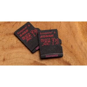 Kingston Canvas React 256 GB Class 10/UHS-I (U3) microSDXC - 100 MB/s Read - 80 MB/s Write - Lifetime Warranty