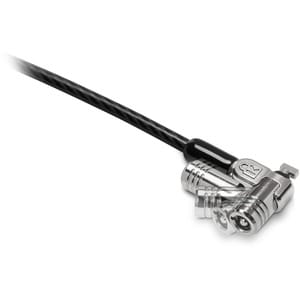 Kensington MicroSaver Cable de Bloqueo Para Portátil - Cierre con llave - Negro, Plata - Acero al carbono - Para Portátil