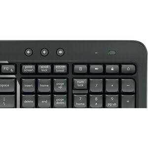Logitech MK540 Keyboard & Mouse - English (US), International - USB Wireless RF - USB Wireless RF - Optical - 1000 dpi - S