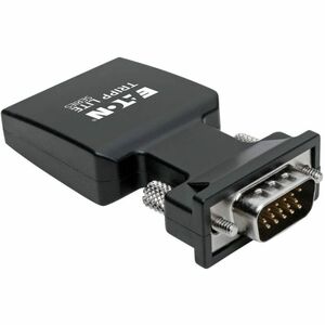 Eaton Tripp Lite Series HDMI to VGA Active Adapter Video Converter with Audio (F/M) - 1 x 15-pin HD-15 VGA Male - 1 x HDMI