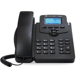AudioCodes 405HD IP Phone - Corded - Corded - Black - 2 x Total Line - VoIP - 2 x Network (RJ-45) - PoE Ports