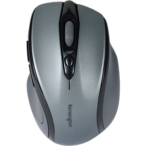 Kensington Pro Fit Mid-Size Wireless Mouse - Graphite Gray - Optical - Wireless - Radio Frequency - 2.40 GHz - Graphite Gr