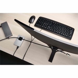 Kensington Desktop & Peripherals 2.0 Locking Kit - 2.44 m Cable - Keyed Lock - Black - Carbon Steel - For Desktop Computer