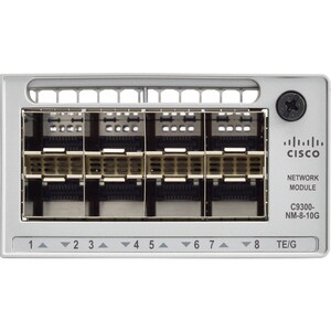 Module Réseau Cisco Catalyst C9300-NM-8X - Pour Réseau de Données - Paire torsadée10 Gigabit Ethernet - 10GBase-X