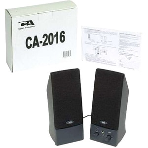 Cyber Acoustics CA-2016WB 2.0 Speaker System - Black - USB