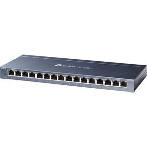 TP-Link TL-SG116 16 Ports Ethernet Switch - Gigabit Ethernet - 10/100/1000Base-T - 2 Layer Supported - 10 W Power Consumpt