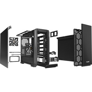 be quiet! Silent Base 601 Computergehäuse - EATX, ATX, Micro ATX, Mini ITX Motherboard Supported - Mid-Tower - Stahl, Acry
