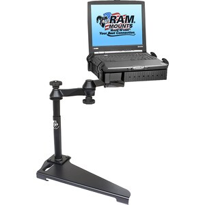 RAM Mounts No-Drill Vehicle Mount for Notebook, GPS - 17" Screen Support - Powder Coated Steel