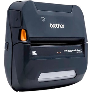 Brother RuggedJet RJ4250WBL Mobile Direct Thermal Printer - Monochrome - Portable - Label/Receipt Print - USB - Bluetooth 