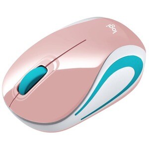 Logitech M187 Mouse - Radio Frequency - USB - Optical - 3 Button(s) - Blossom - Wireless - 1000 dpi - Scroll Wheel