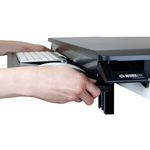 Ergotron WorkFit-TX Standing Desk Converter - Up to 30" Screen Support - 40 lb Load Capacity - 20" Height - Desktop - Black