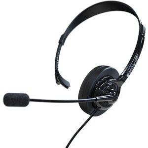 Spracht ZUM350M Headset - Mono - Mini-phone (3.5mm), Sub-mini phone (2.5mm) - Wired - Over-the-head - Monaural - Circumaur