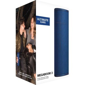 Ultimate Ears MEGABOOM 3 Portable Bluetooth Speaker System - Lagoon Blue - Battery Rechargeable - USB