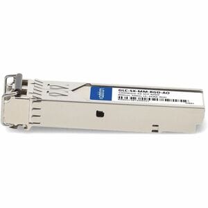 AddOn GLC-SX-MM-RGD-AO SFP (mini-GBIC) - 1 x LC 1000Base-SX Network - TAA Compliant - For Data Networking, Optical Network