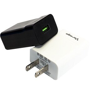 Vorago Cargador Para Pared Au-302 Fast Charge 3.0A 1 USB Negro - Para Tablet PC, Teléfono Móvil, Dispositivo USB - 120 V A