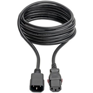 Tripp Lite by Eaton Power Extension Cord Locking C13 to C14 PDU Style - 10A 250V 18 AWG 10 ft. (3.05 m) - For Computer, Se
