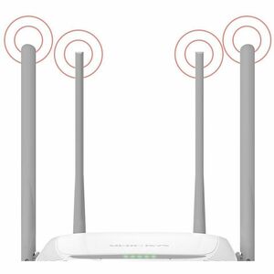 Mercusys Wi-Fi 4 IEEE 802.11a/b/g/n Ethernet Router inalámbrico - Banda individual - 2.40GHz Banda ISM - 4 x Antena - 37.5