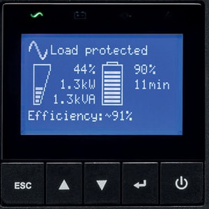 Eaton 9SX Double Conversion Online UPS - 1 kVA/900 W - Tower - 230 V AC Input - 6 x IEC 60320 C13 Receptacle(s) - Single P