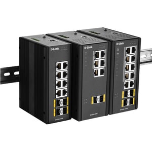 D-Link DIS-300G DIS-300G-12SW 8 Ports Manageable Ethernet Switch - 2 Layer Supported - Modular - 4 SFP Slots - Optical Fib