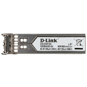 D-Link DIS-S301SX SFP (mini-GBIC) - 1 x 1000Base-SX Network - For Data Networking, Optical Network - Optical Fiber - Multi
