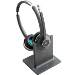 Cisco 562 Headset - Stereo - Wireless - DECT 6.0 - 300 ft48 kHz - Over-the-head - Binaural - Supra-aural - Uni-directional