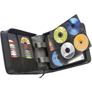 Case Logic CDW-320 BLACK Optical Disc Case - Wallet - Nylon - Black - 336 CD/DVD