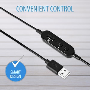 V7 Casque stéréo USB Essentials avec microphone. Type de produit: Casque. Technologie de connectivité: Avec fil. Utilisati