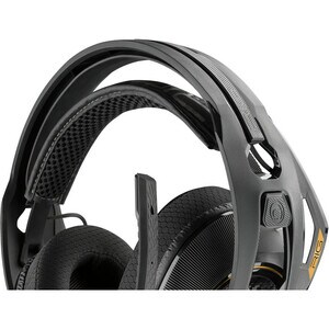 Plantronics RIG 800HD Wireless Over-the-head Stereo Headset - Black - Binaural - Circumaural - 1000 cm - 32 Ohm - 20 Hz to